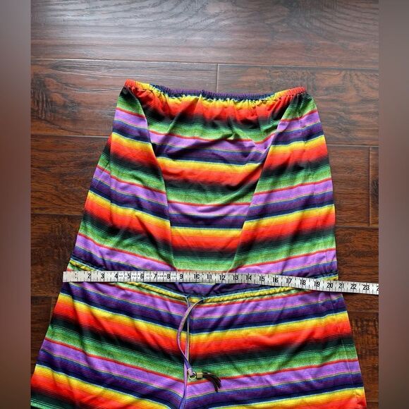 M/L Pilyq Maya Laguna Romper Swimwear Beachwear Vacation Cruise Zarape Color - Picture 7 of 10